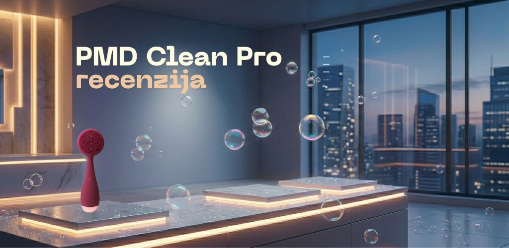 PMD Clean Pro recenzija – sonična četkica za čišćenje lica sa SonicGlow tehnologijom.